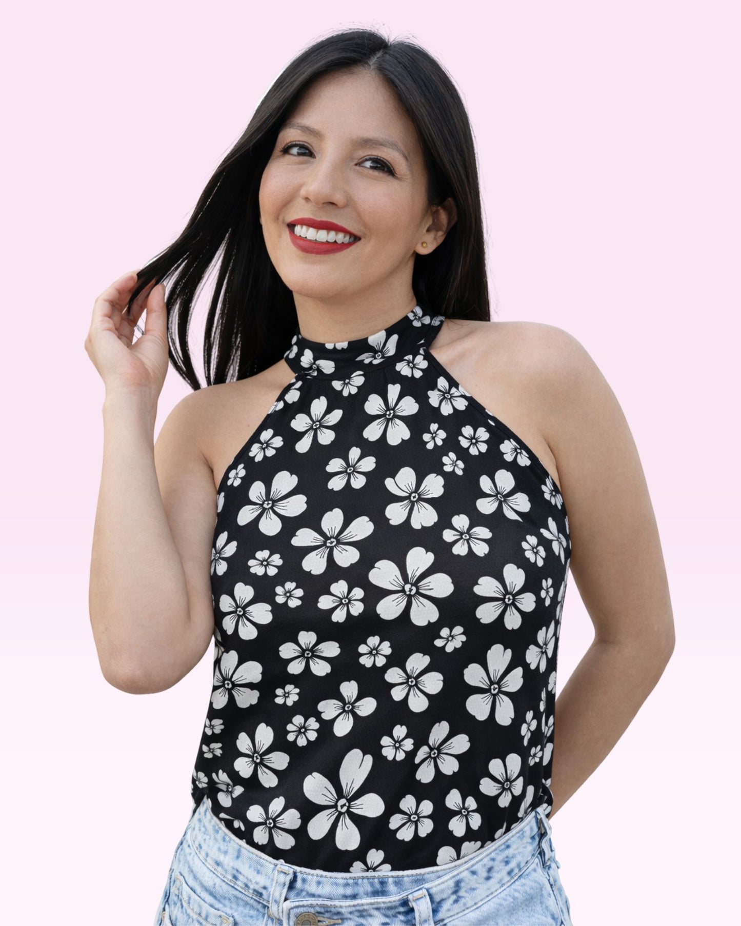 Blusa Cuello Chino