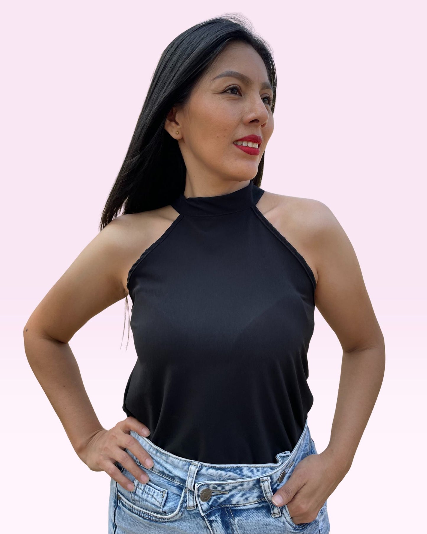 Blusa Cuello Chino