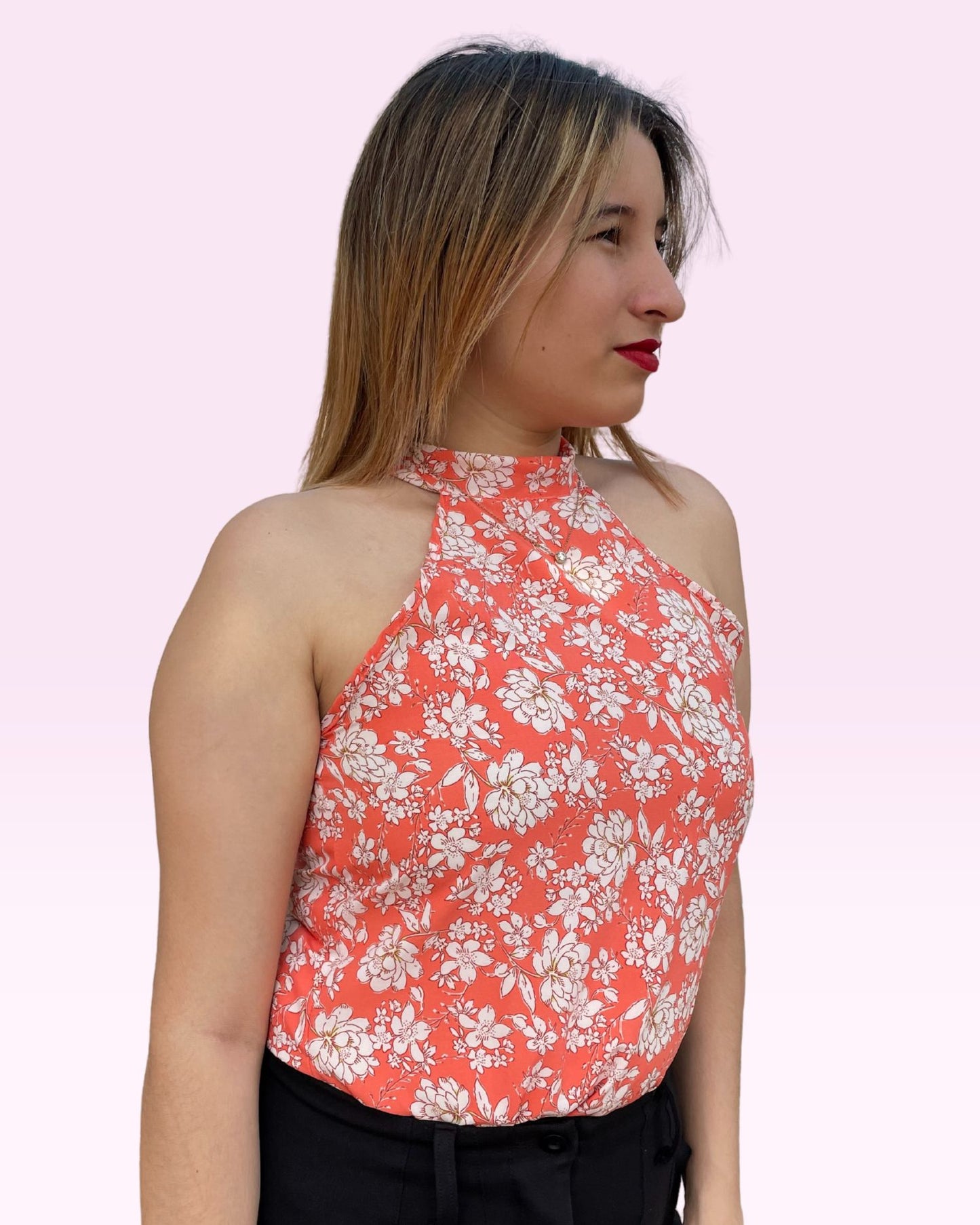 Blusa Cuello Chino