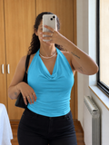 Blusa drapeada