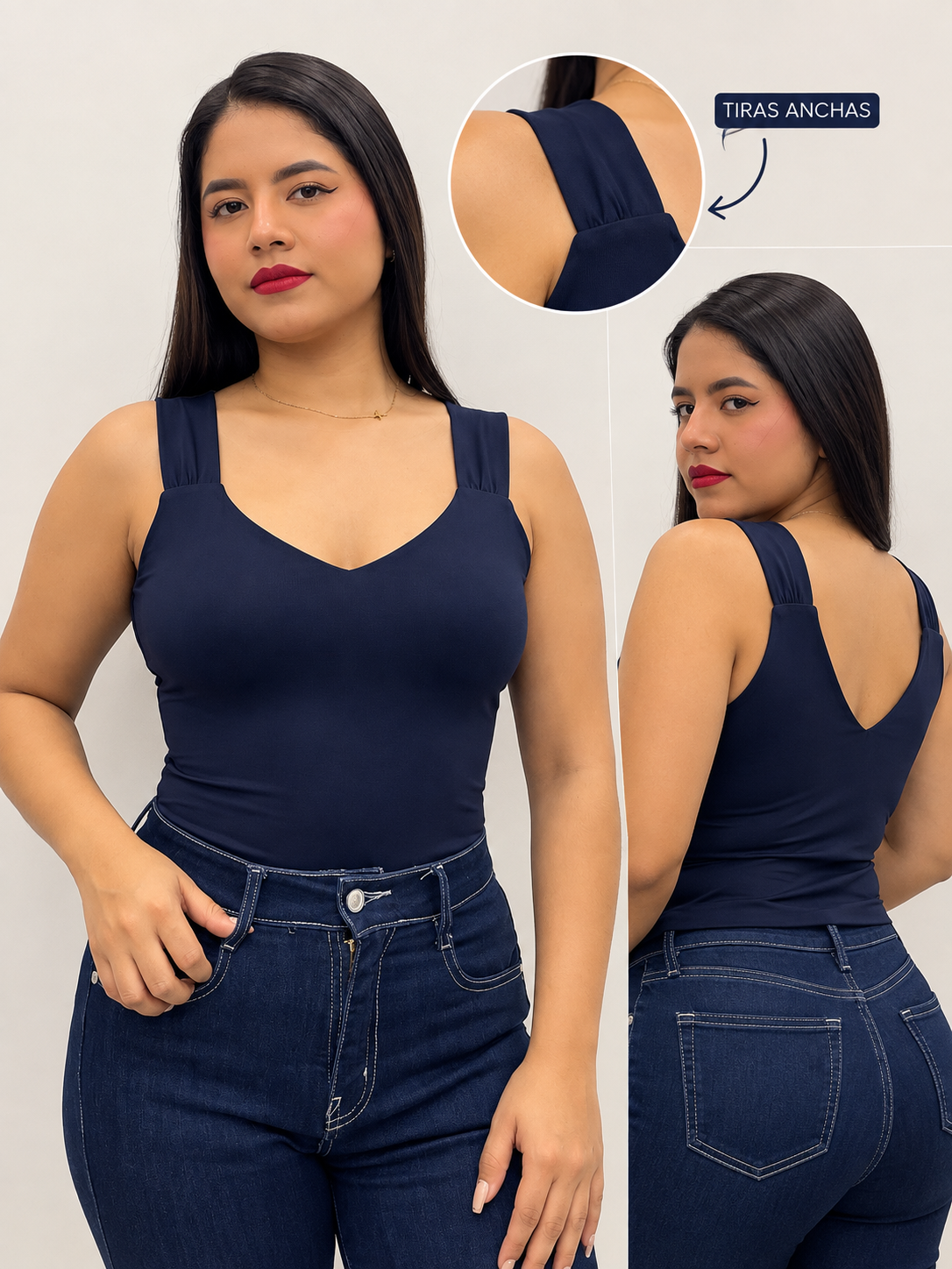 Blusa ruchada